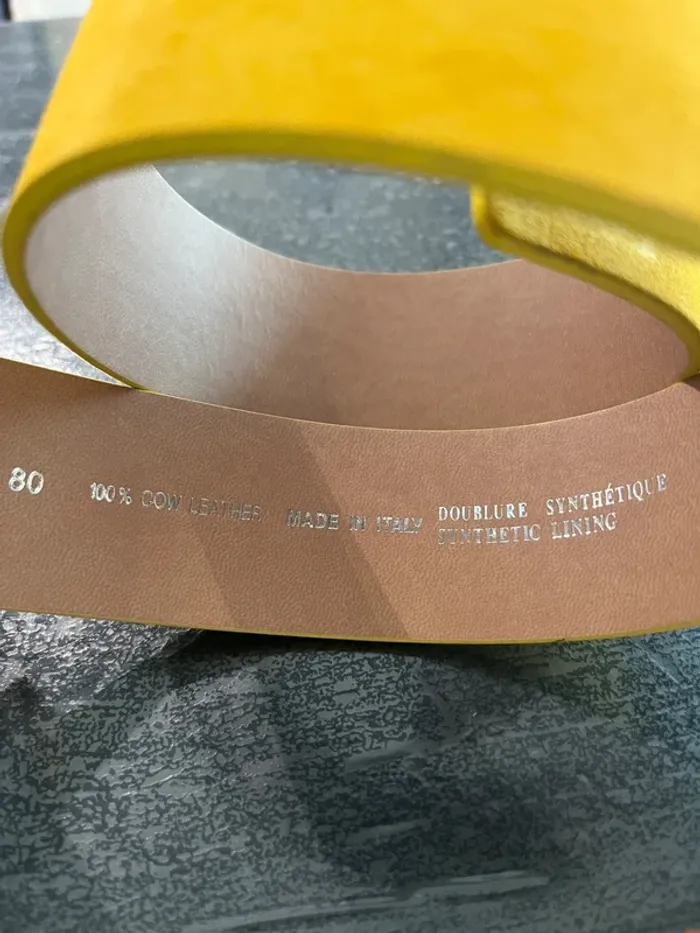 Ceinture jaune - photo numéro 6