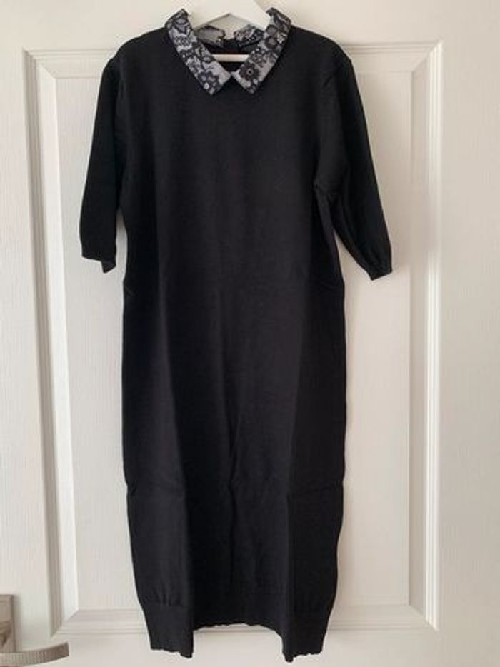 Robe forme pull Col dentelle Etam en 34