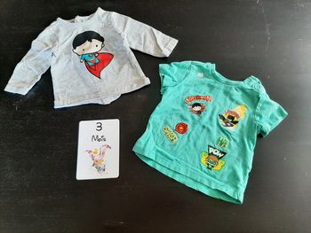 Lot tee shirt 3 mois