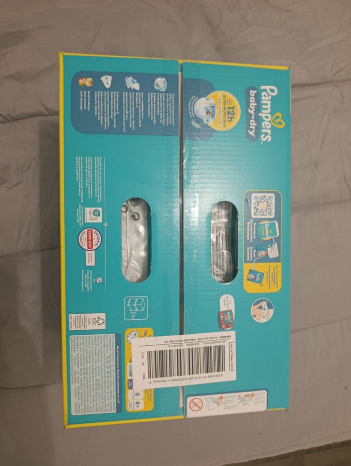 Couche Pampers baby-dry 5+ - photo numéro 4