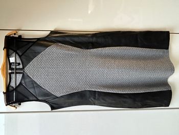 Robe noire et grise bimatière Divided by H&M - Taille 38
