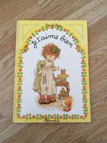 Livre vintage Sarah Kay - je t'aime bien