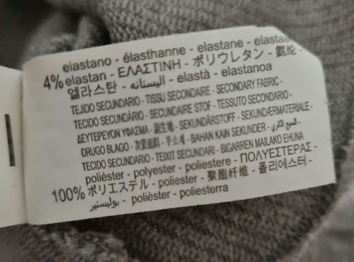 Robe hiver grise bi-matière  fille 4 ans - photo numéro 4