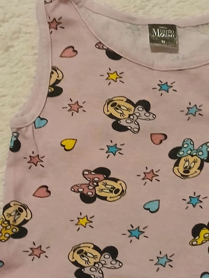 Robe fille 👧🏻 100% coton Minnie 2 ans - photo numéro 3