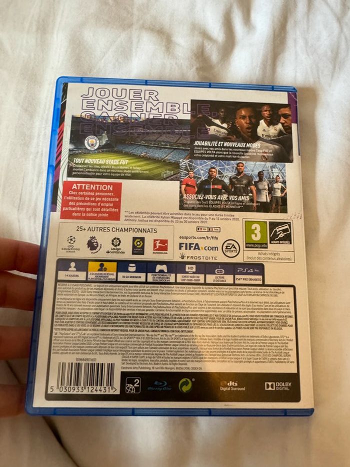 Jeu PlayStation 4 fifa 21 - photo numéro 2