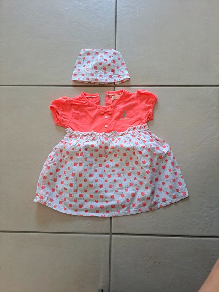 Robe + bandana 9mois