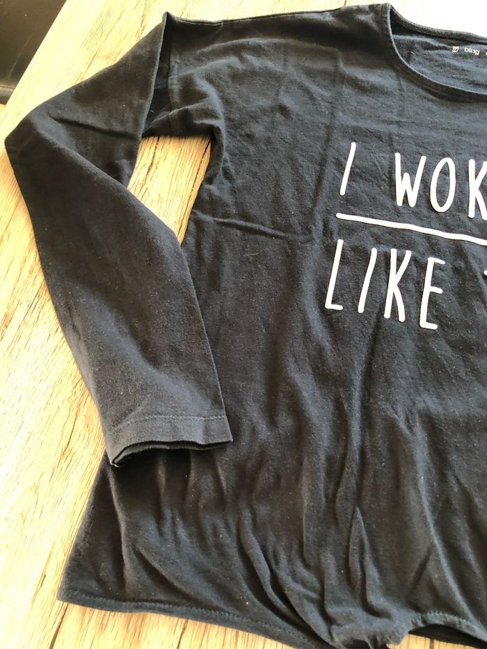 T-shirt fille manche longue - photo numéro 2