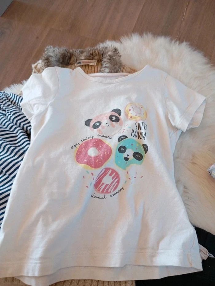 Gros Lot fille 💗 5 pièces  rentrée 2/4 ans h&m lupilu - photo numéro 7