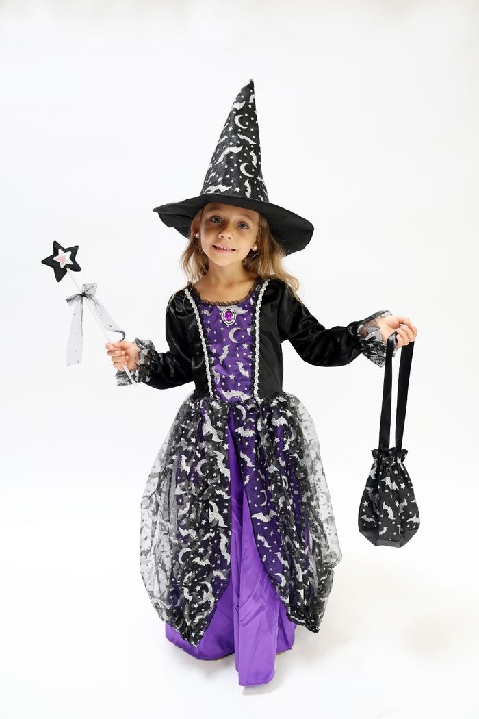 Déguisement Halloween sorcière complet fille
