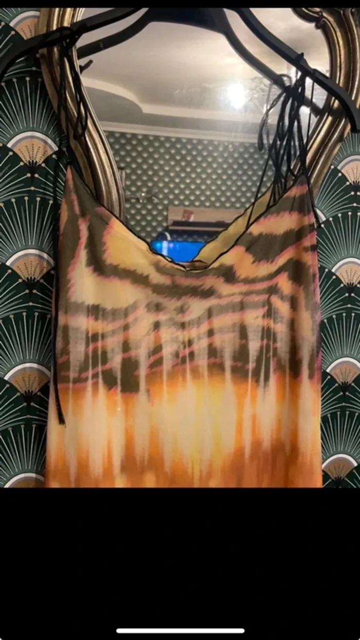 Belle robe résille tulle taille L - photo numéro 6