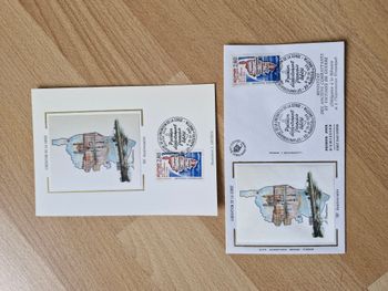 Lot enveloppe + timbre premier jour "50e anniversaire de la Libération de la Corse"