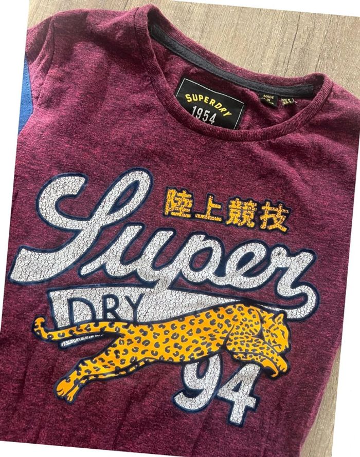 T-shirt femme superdry taille 36 - photo numéro 2