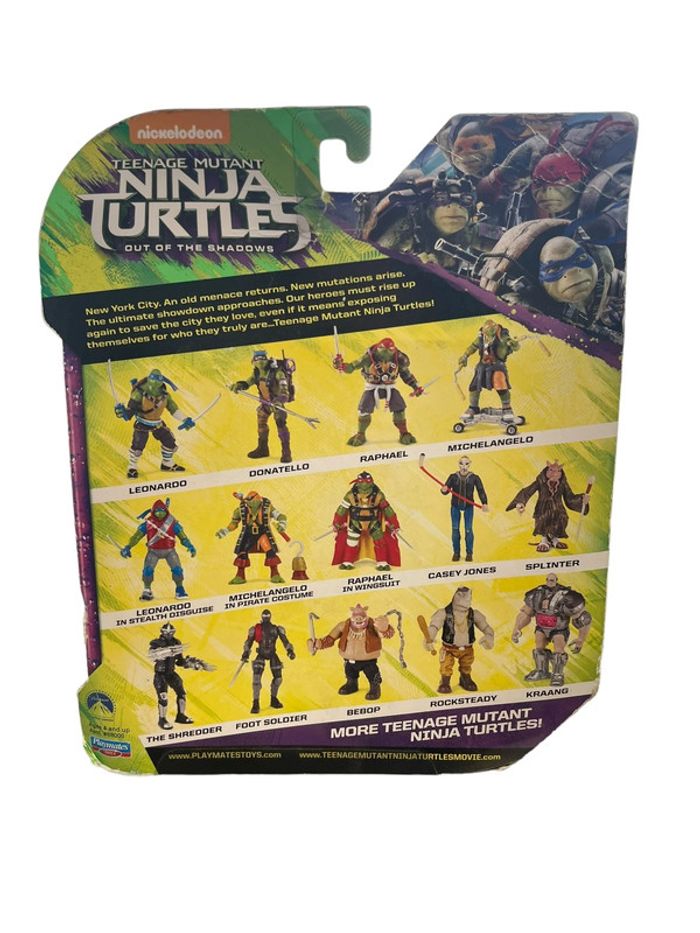 Figurine Teenage Mutant Ninja Turtles Out Of The Shadows Casey Jones Playmates Toys neuf - photo numéro 2