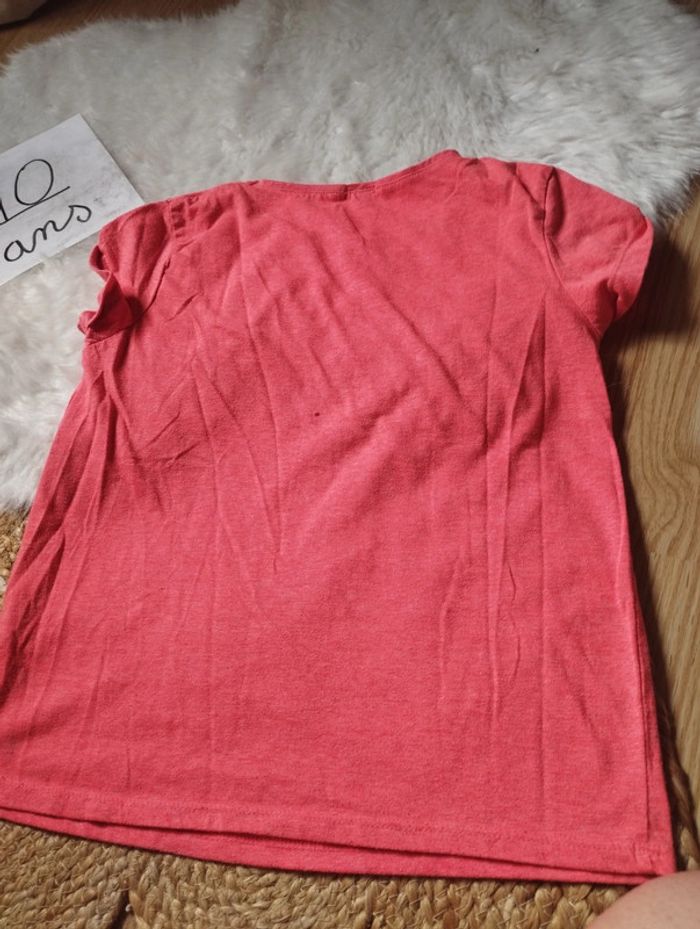 Lot 3 t-shirts 10ans bleu/Orange - photo numéro 7