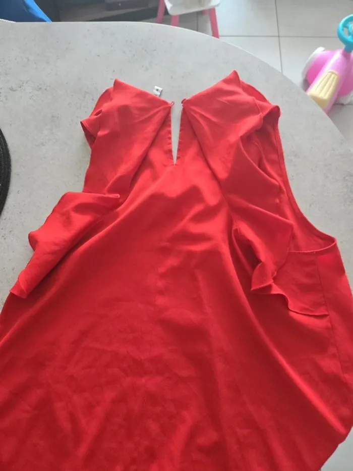 Haut rouge taille m - photo numéro 3