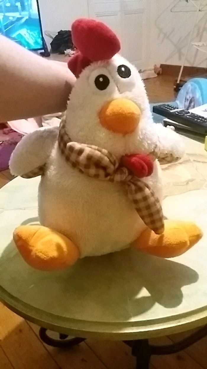 Peluche sac poule. - photo numéro 4