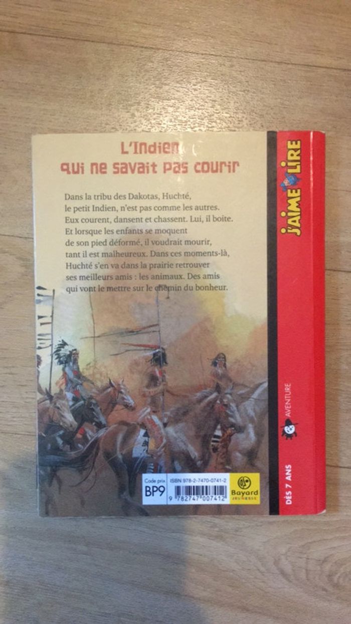 Livre enfant l’indien qui ne savait pas courir - photo numéro 2