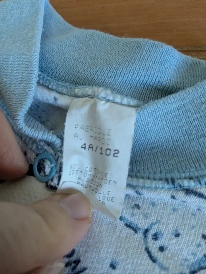 Pyjamas une pièce 4 ans - photo numéro 2