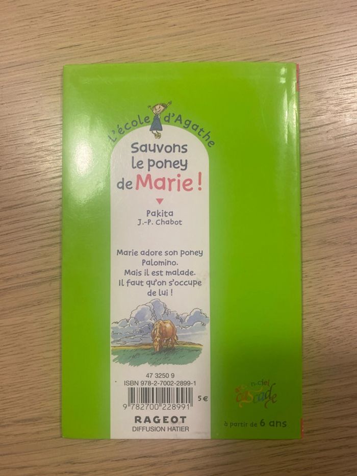 Livre Sauvons le poney d’Agathe - photo numéro 2