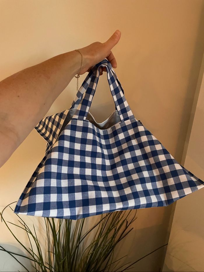 Sac à tarte vichy vintage