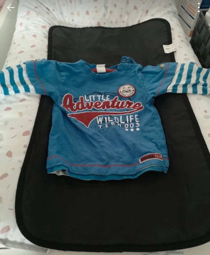 T shirt manche longue garçon 9 mois