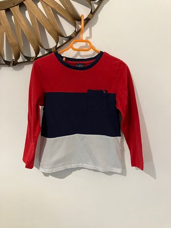 T-shirt tricolore garçon 8 ans sergent Major 