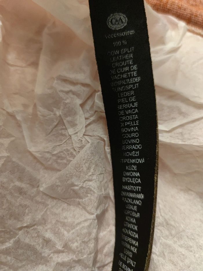 Ceinture cuir de vachette - photo numéro 5