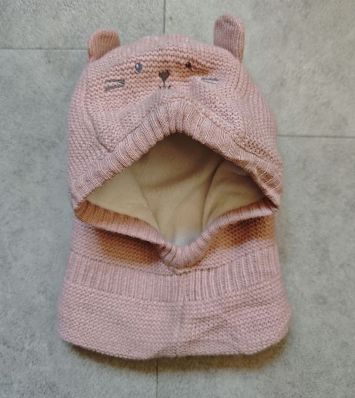 9-12 mois / 46-47 cm - cagoule doublée polaire fille C&A