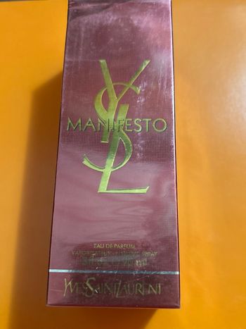 Eau de parfum ysl manifesto sous blister 40€ 