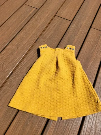 Robe moutarde obaibi 12 mois