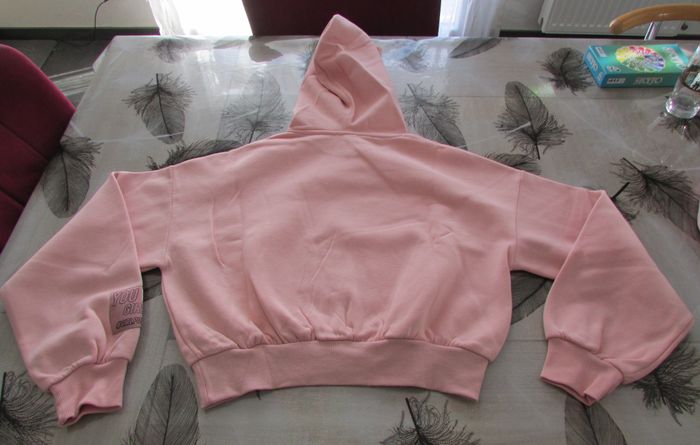 Sweat à capuche court femme Taille M - photo numéro 9