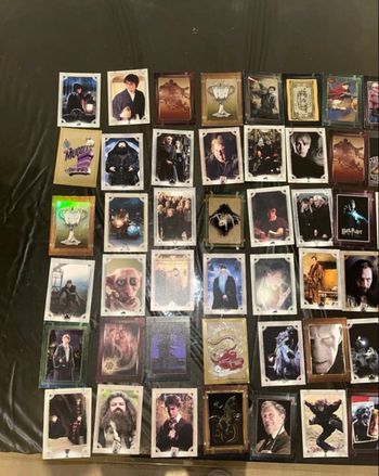 Lot de 84 carte Harry Potter panini collection