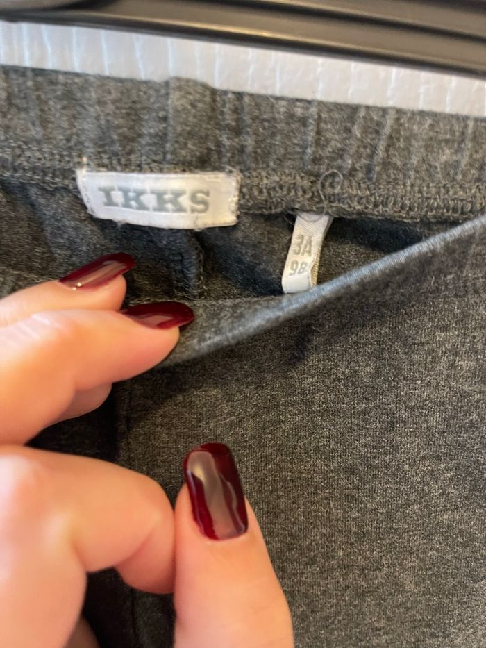 Legging IKKS 3 ans gris - photo numéro 2