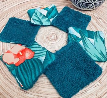 Lingettes lot de 5 lavable et réutilisable