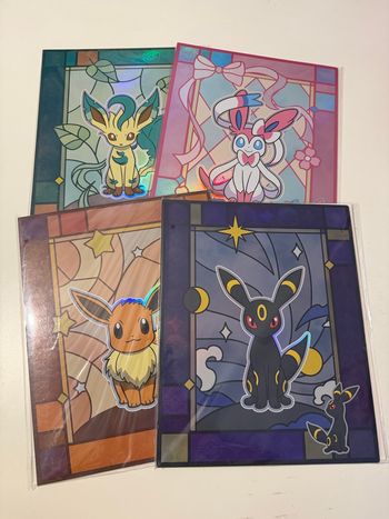 Pokémon Chinois - Lot de 4 binders promos Gem Pack 2