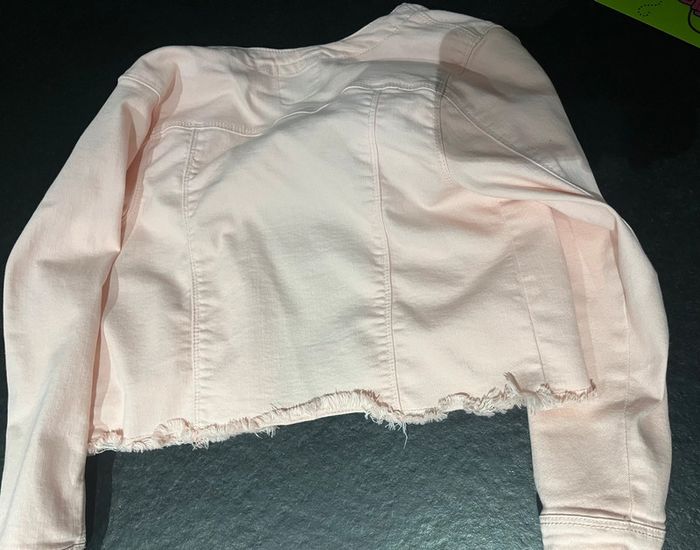 Veste en jean rose 10ans - photo numéro 5