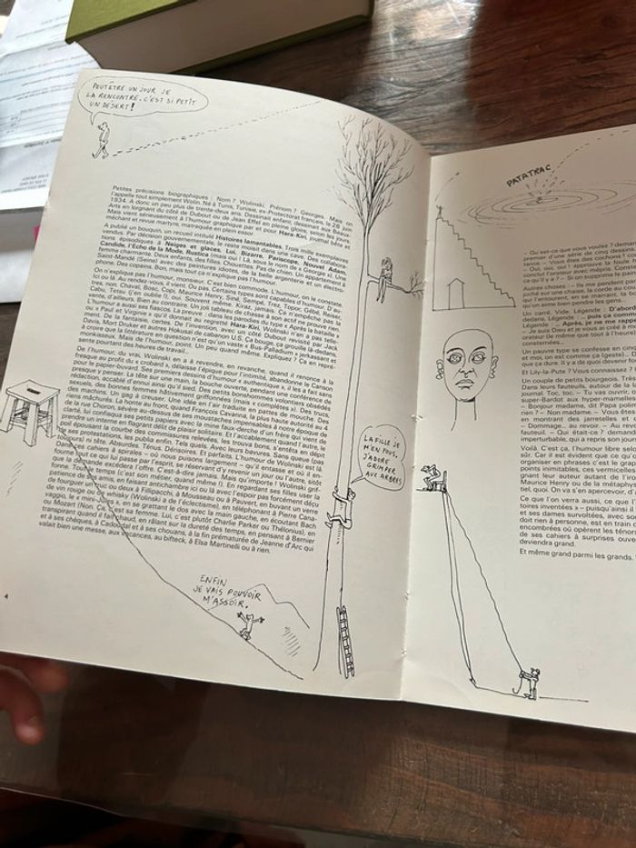 Livre - bizarre 42 - carnet de croquis wolinski 1965 1966 - la vue - photo numéro 4