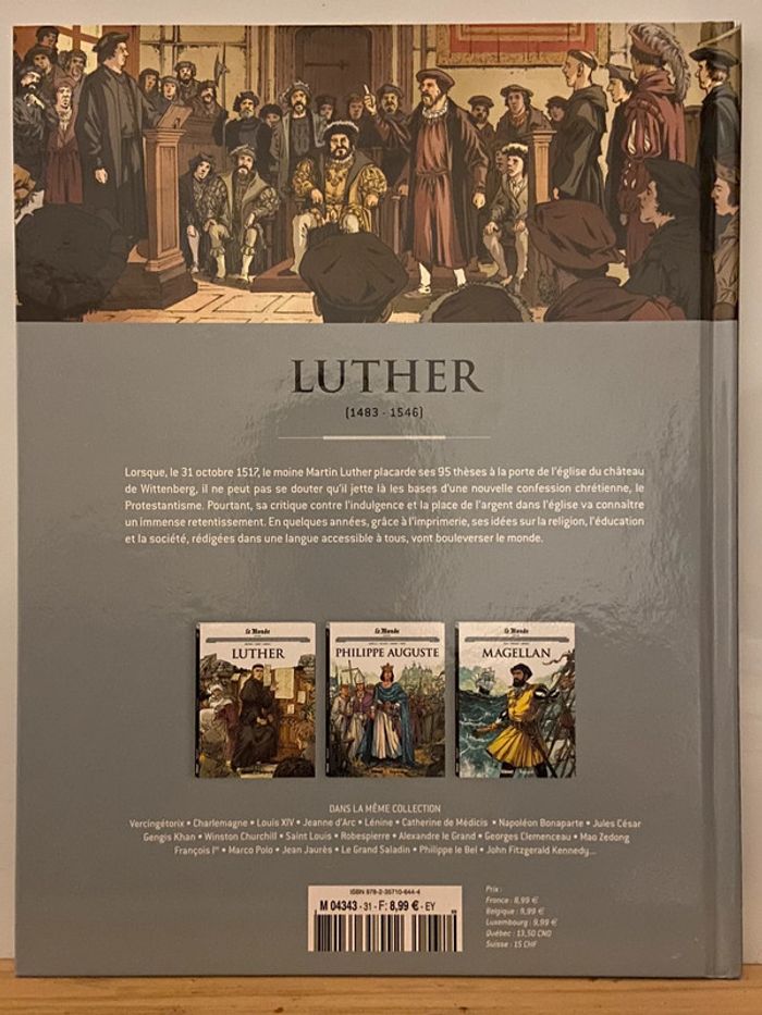 BD Les Grands Personnages de l’Histoire en BD 31 Luther - photo numéro 2
