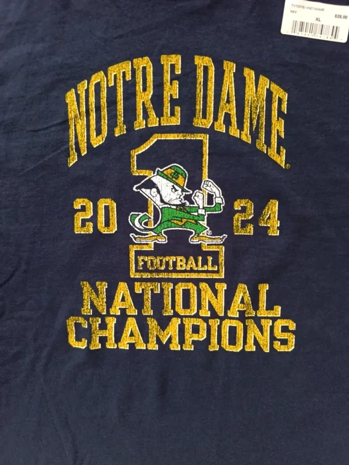 T-shirt Notre dame fighting Irish football NCAA 2024 - M - photo numéro 2