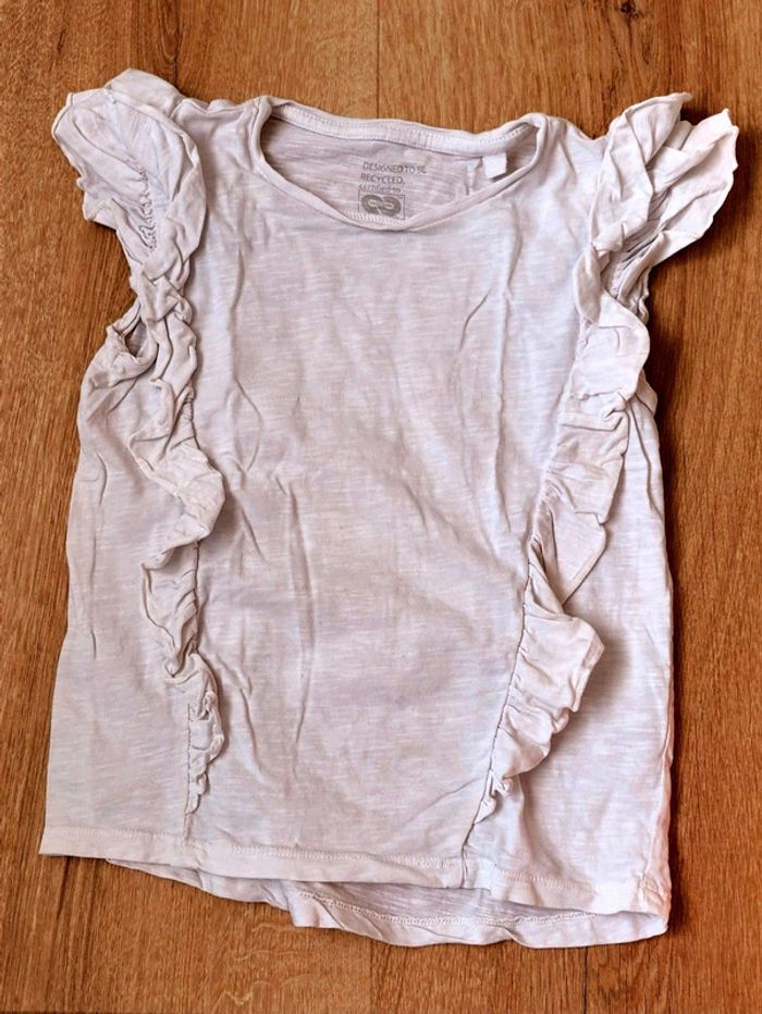 Débardeur fille blanc taille 9 ans C&A