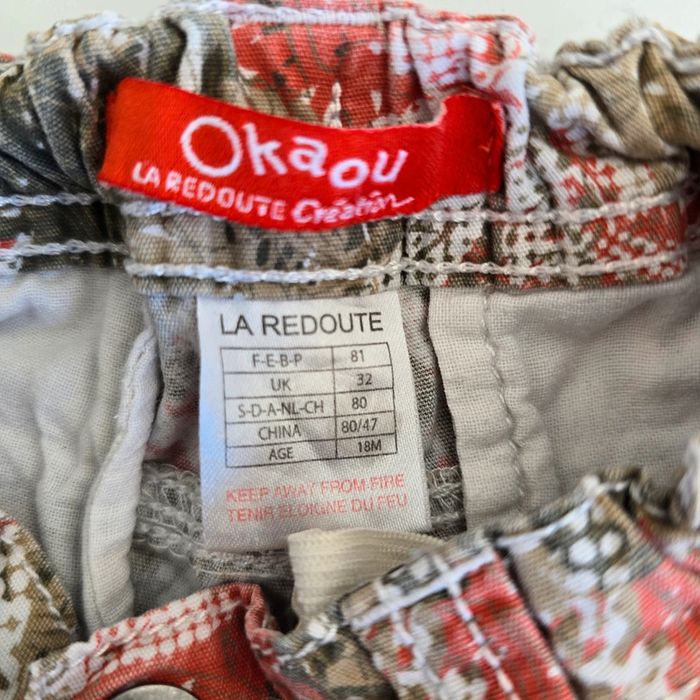 Short - okaou la redoute - 18 mois - photo numéro 4