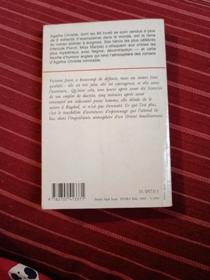 Livre d'Agatha Christie " Rendez-vous à Bagdad" - photo numéro 2
