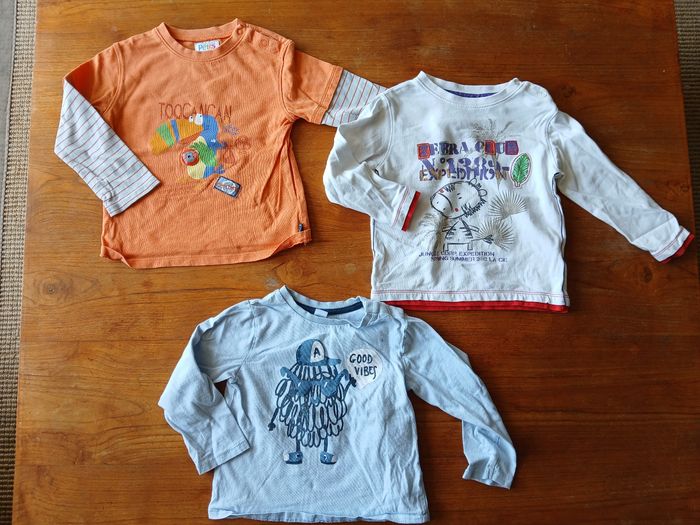 Trois tshirts ML