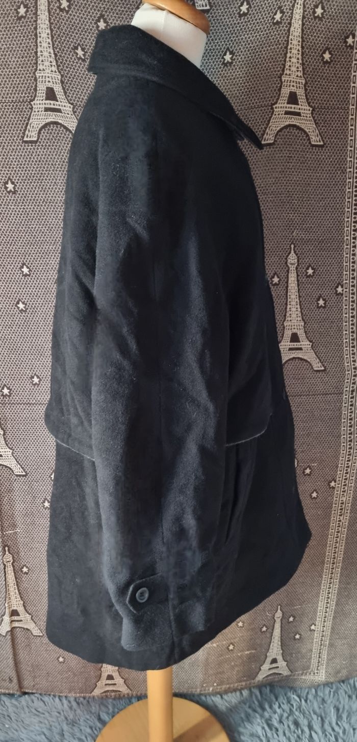 Caban noir à boutons taille 46 - photo numéro 2