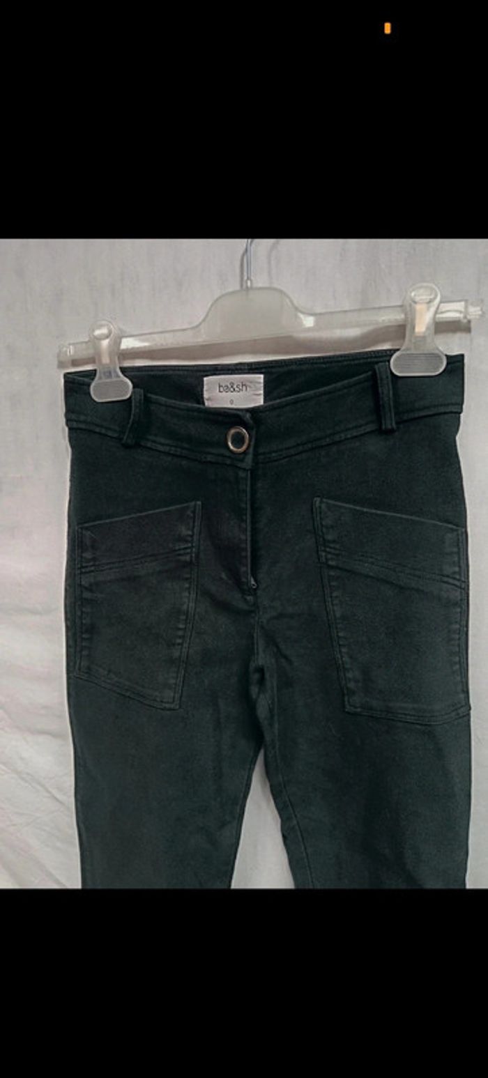 Ba&sh | Pantalon 7/8 noir | t. 0 - photo numéro 5