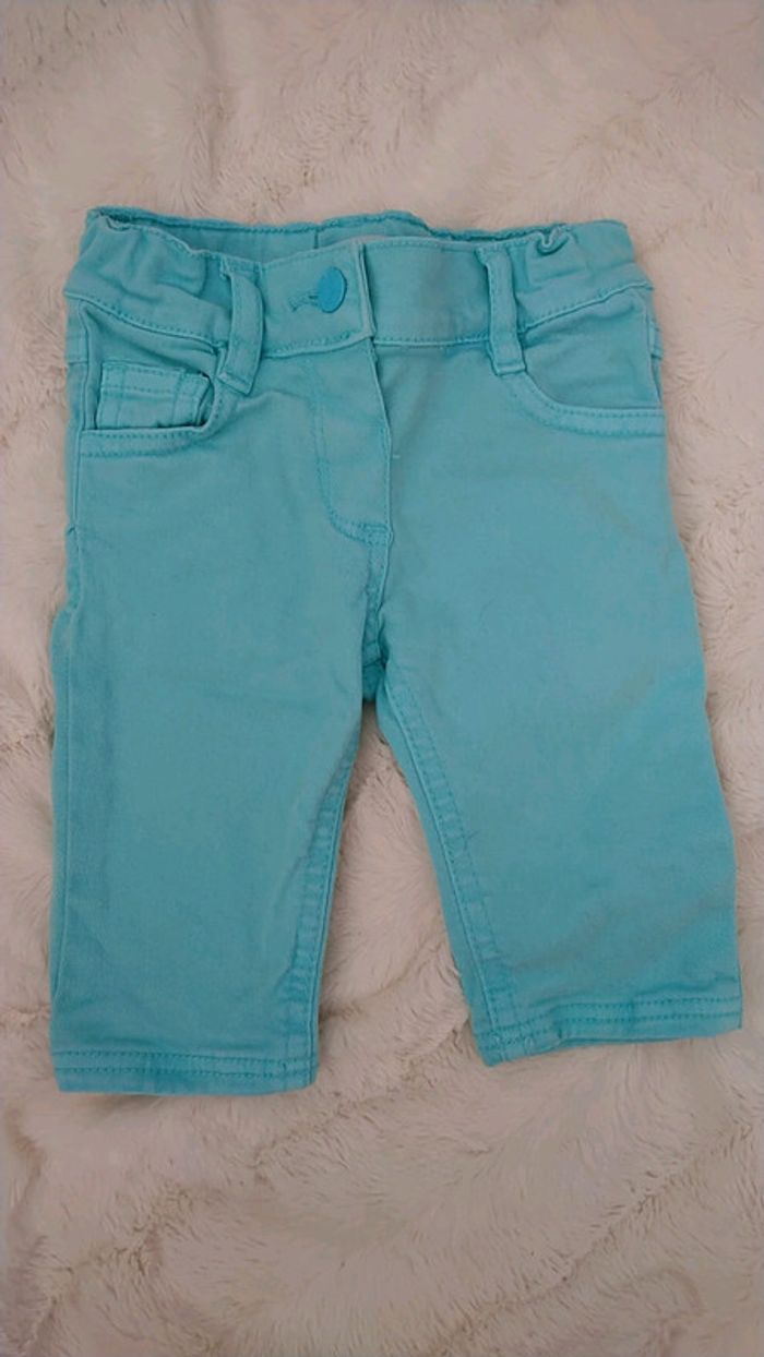 Pantalon turquoise