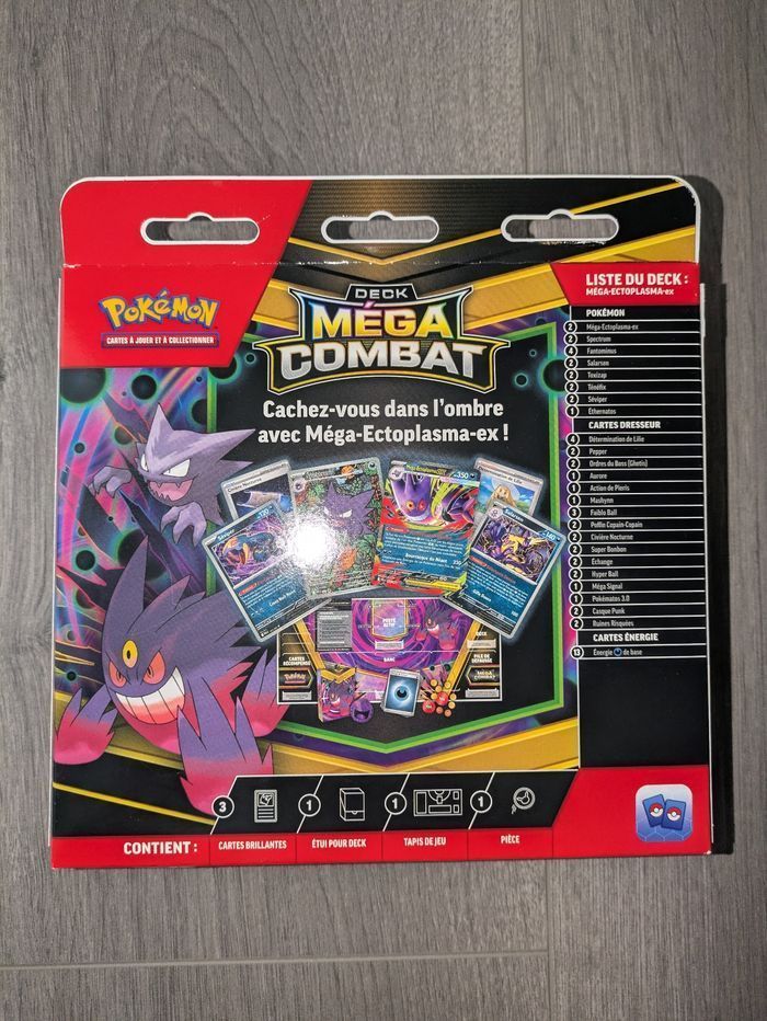 Pokémon deck mega combat méga ectoplasma ex - photo numéro 2