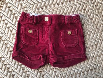 Short velours - taille 4 ans