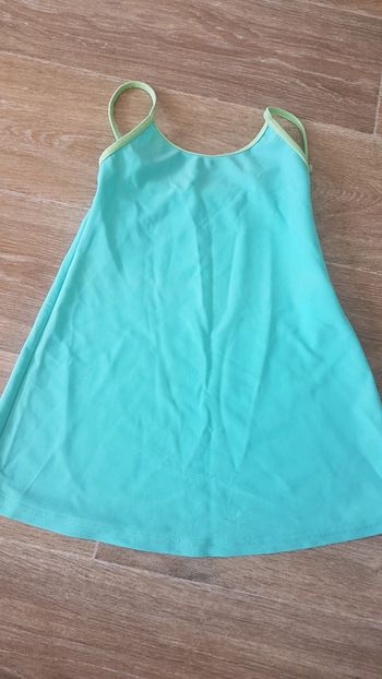 Robe kiwi turquoise et vert pomme