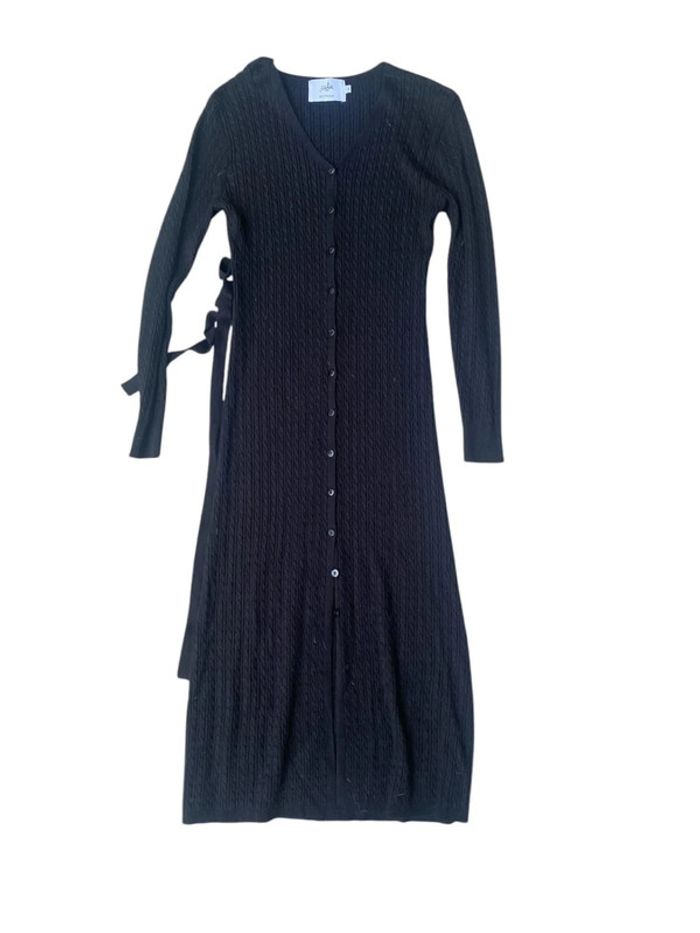Longue robe noire en maille taille S Calie Paris